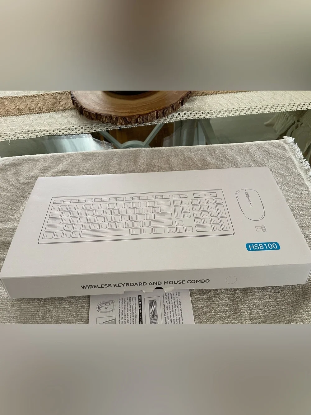 RK Sage Green Wireless Keyboard and Mouse Combo